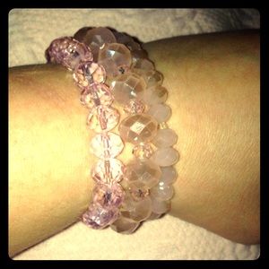 Crystal bead bracelets